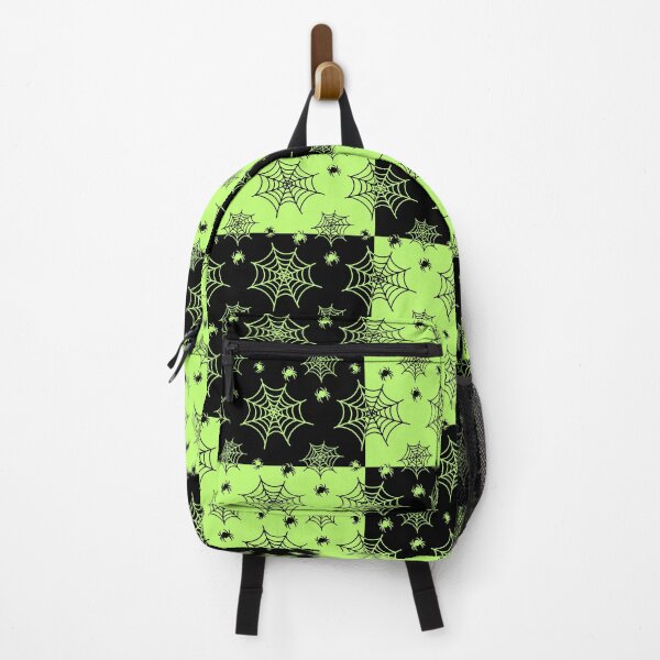 Item preview, Black and lime interchange web pattern designed and sold by serenebookworm.