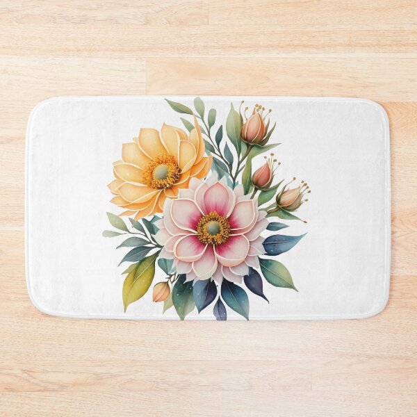 Item preview, Pastel Dahlia Bouquet - Soft Romantic Floral Art Print designed and sold by DesignArtist.ia.