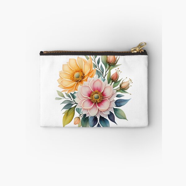 Item preview, Pastel Dahlia Bouquet - Soft Romantic Floral Art Print designed and sold by DesignArtist.ia.