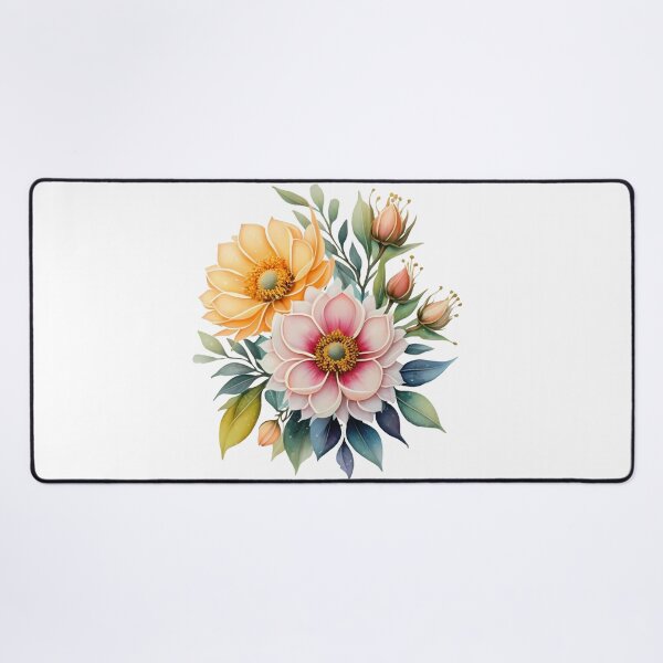 Item preview, Pastel Dahlia Bouquet - Soft Romantic Floral Art Print designed and sold by DesignArtist.ia.