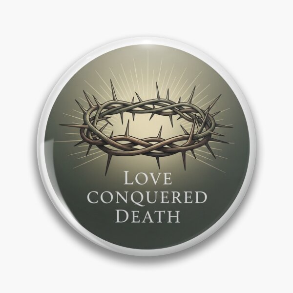 Item preview,  Love Conquered Death Christian Easter Sticker designed and sold by Illustrated Faith.