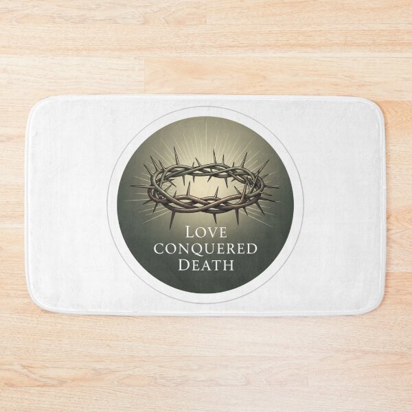 Item preview,  Love Conquered Death Christian Easter Sticker designed and sold by Illustrated Faith.