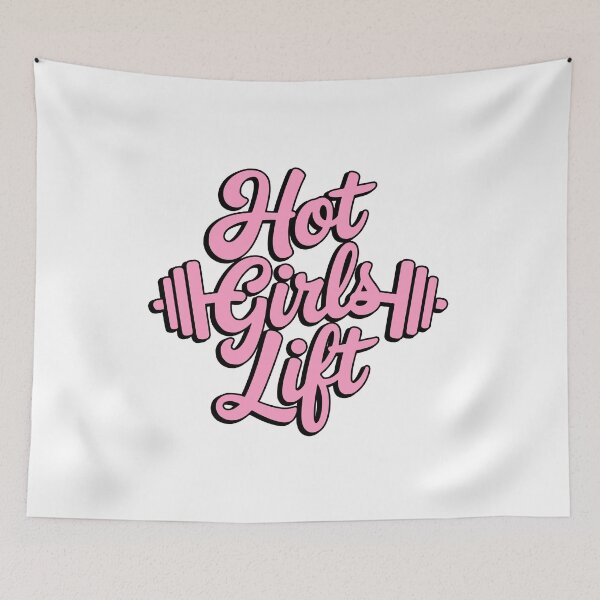 Item preview, Hot Girls Lift! Pink Gym Girl designed and sold by PMCreative.