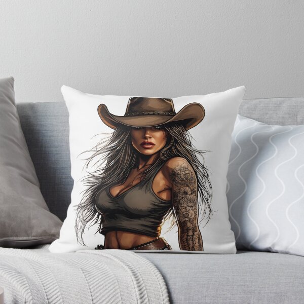 Item preview, Modern Cowgirl Street Style tattoo cowgirl designed and sold by Uglyandcute.