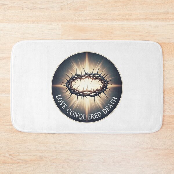 Item preview,   Love Conquered Death Christian Easter Sticker designed and sold by Illustrated Faith.