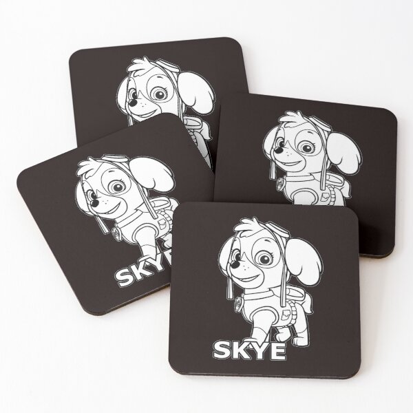 Item preview, Skye Paw Patrol Line Art - Aviator Pup Coloring Page designed and sold by Rafcioo.