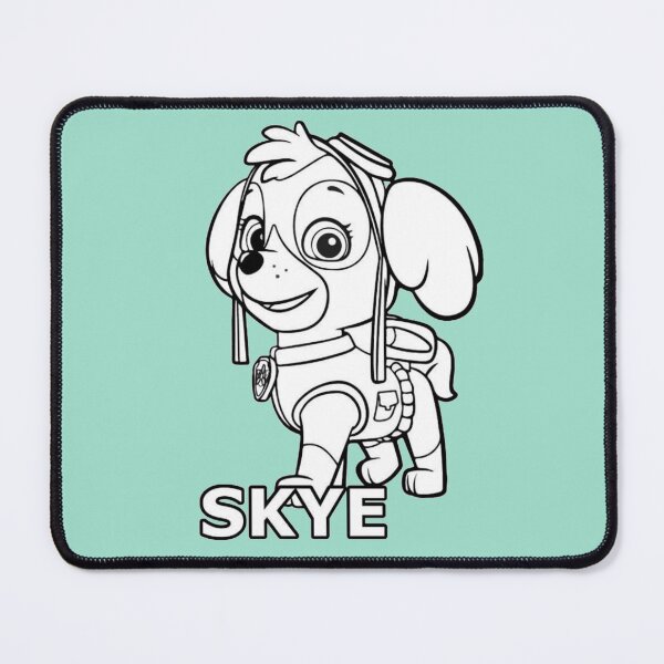 Item preview, Skye Paw Patrol Line Art - Aviator Pup Coloring Page designed and sold by Rafcioo.