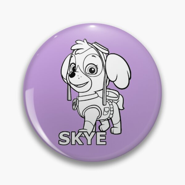 Item preview, Skye Paw Patrol Line Art - Aviator Pup Coloring Page designed and sold by Rafcioo.