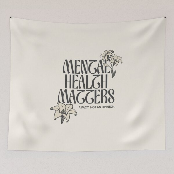 Item preview, Mental Health Matters lily flowers designed and sold by yourvanitybrand.