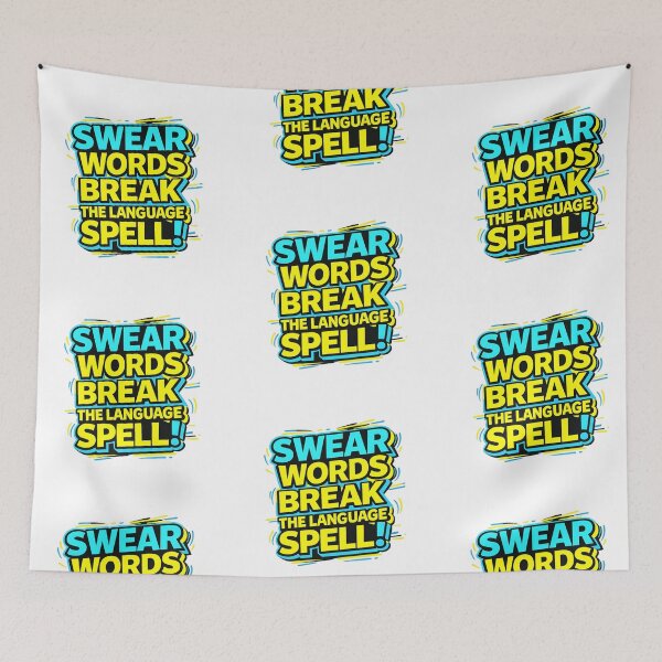 Item preview, Swear words break the language spell! designed and sold by Finds.