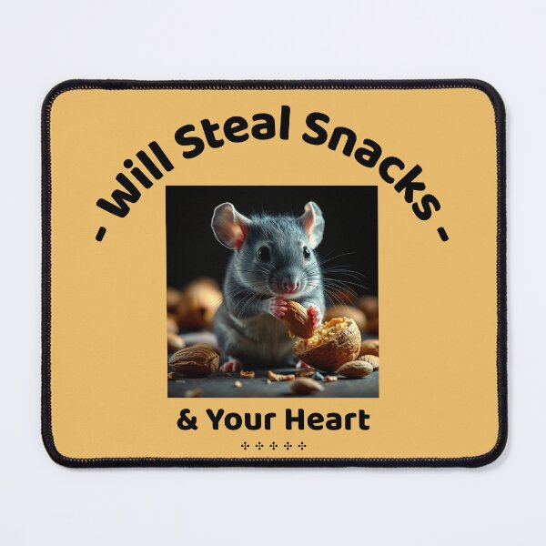 Item preview, Will Steal Snacks Pet Rat designed and sold by Sachie's Studio.