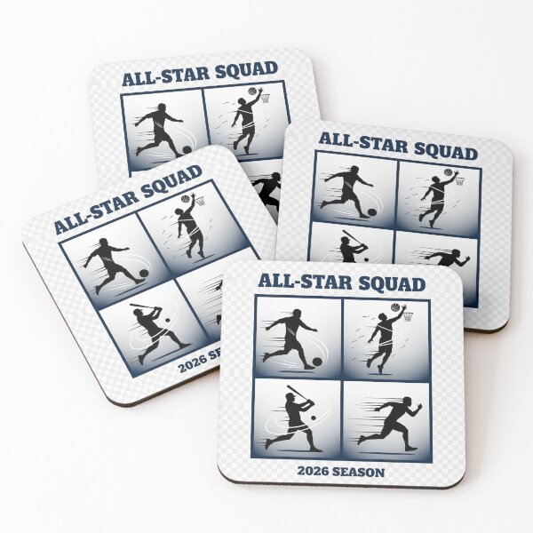 Item preview, All-Star Squad 2026 Season Shirt – Multi Sport Athlete Silhouette Design – Soccer Basketball Baseball Running designed and sold by YK SHOP.