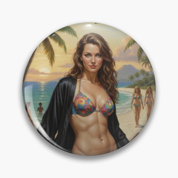 Item preview, Fit girl on the beach 3 designed and sold by Chubby Chase.