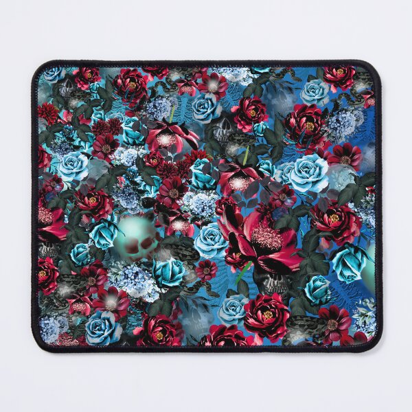 Item preview, Floral Skull Art – Gothic Skull with Flowers, Dark Aesthetic, Tattoo-Inspired Illustration designed and sold by SKULLARTISTRY.