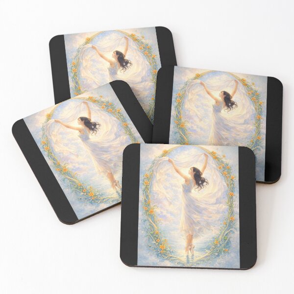 Item preview, La Lessive – Dancing Laundry | Art Nouveau Everyday Ritual Illustration designed and sold by Galskap.
