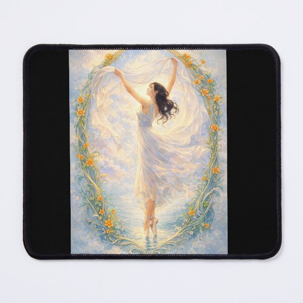 Item preview, La Lessive – Dancing Laundry | Art Nouveau Everyday Ritual Illustration designed and sold by Galskap.
