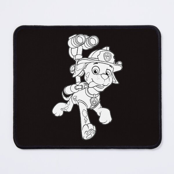 Item preview, Marshall Paw Patrol Line Art - Firefighter Pup Coloring Page designed and sold by Rafcioo.