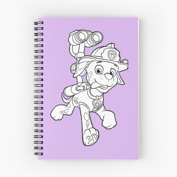 Item preview, Marshall Paw Patrol Line Art - Firefighter Pup Coloring Page designed and sold by Rafcioo.