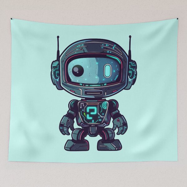 Item preview, AI Robot designed and sold by bubblyrainbow.