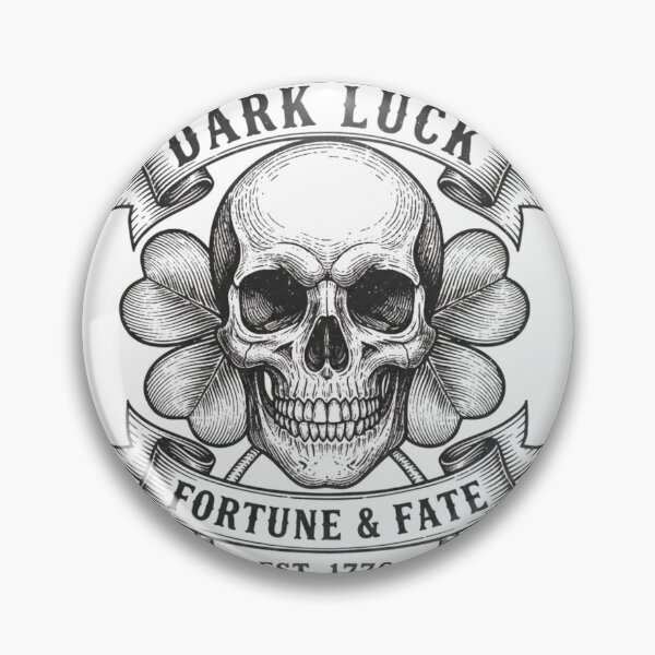 Item preview, Dark Luck Skull – Fortune & Fate Gothic Design – Vintage 1776 Skull Art Shirt designed and sold by YK SHOP.