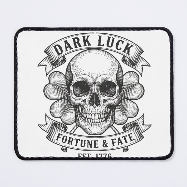 Item preview, Dark Luck Skull – Fortune & Fate Gothic Design – Vintage 1776 Skull Art Shirt designed and sold by YK SHOP.