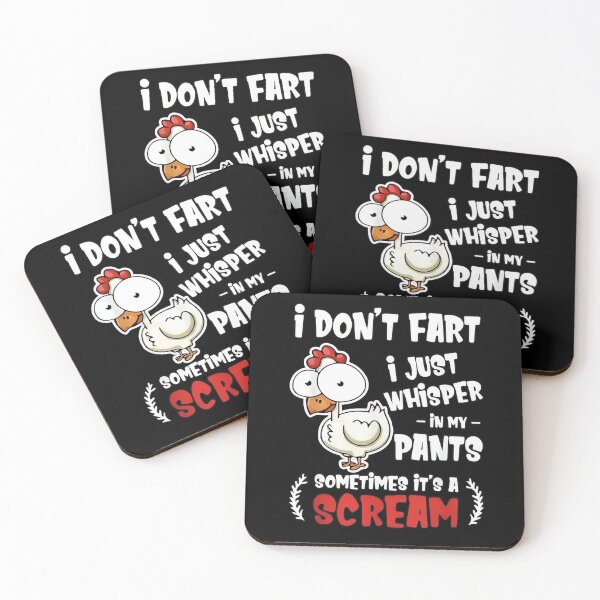 Item preview, Don't Fart I Just Whisper In My Pants - Funny Chicken Design designed and sold by MOFAPPAREL.