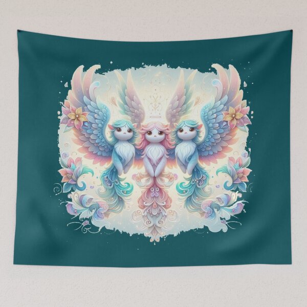 Item preview,  Ezekiel 1:4 – The Four Living Creatures | Clean 3D Cute Pendragon Vision  designed and sold by PaintMeWorld.