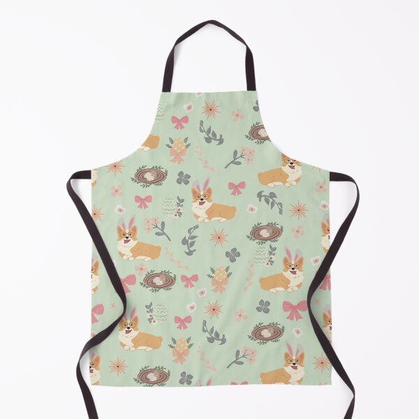 Item preview, Easter Corgi Bunny Pattern Cute Spring Puppy Design designed and sold by svitlaarty.