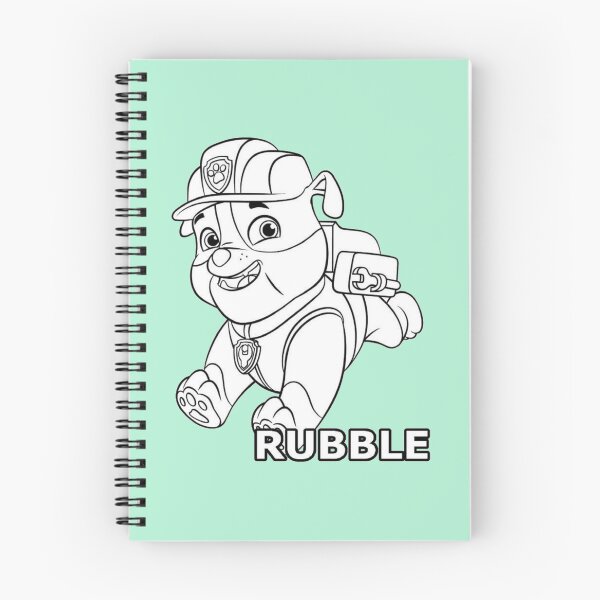 Item preview, Rubble Paw Patrol Line Art - Construction Pup Coloring Page designed and sold by Rafcioo.