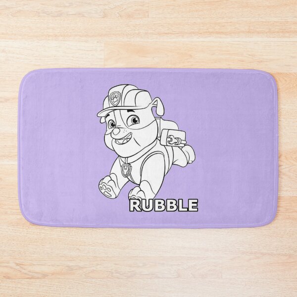 Item preview, Rubble Paw Patrol Line Art - Construction Pup Coloring Page designed and sold by Rafcioo.