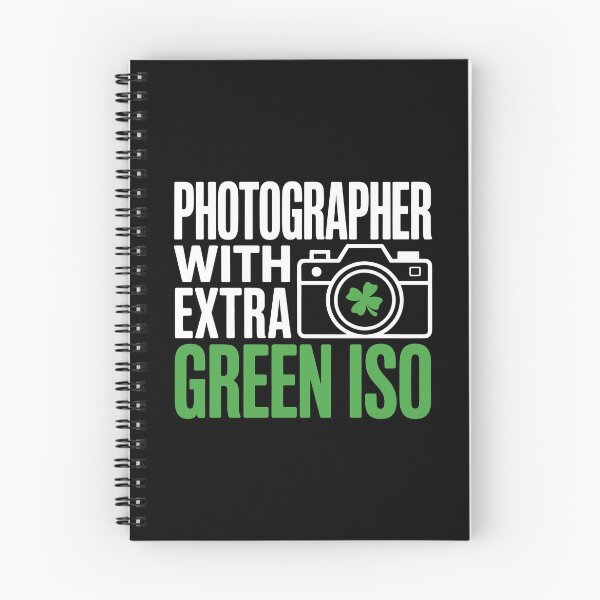 Item preview, Photographer With Extra Green ISO — Camera and Four Leaf Shamrock Nature Artwork designed and sold by NaturEdeN.