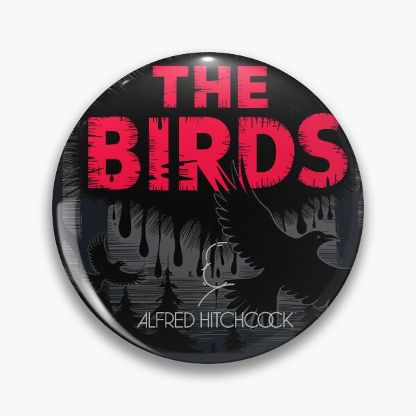 Item preview, Alfred Hitchcock The Birds Poster – Vintage Horror Cinema Fan Art Print for Classic Film Enthusiasts designed and sold by paulo silveira.