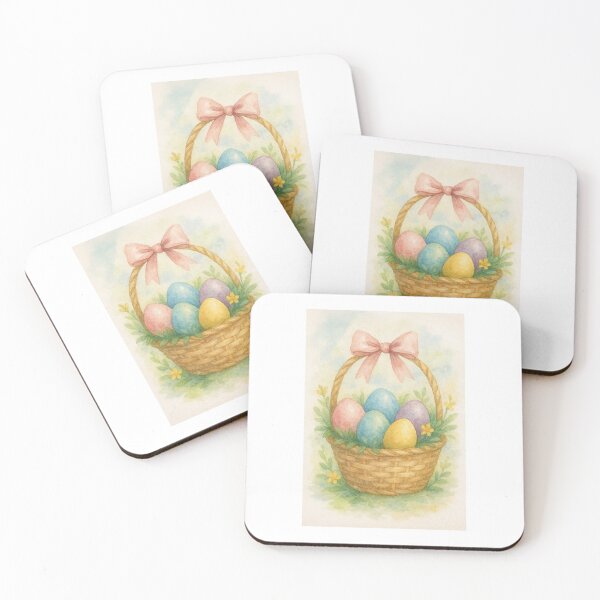 Item preview, Spring watercolor Easter basket designed and sold by Lyvion design.