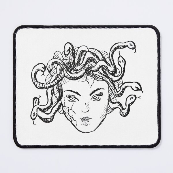 Item preview, Medusa, Greek mythology, snake design designed and sold by paintyfiction.