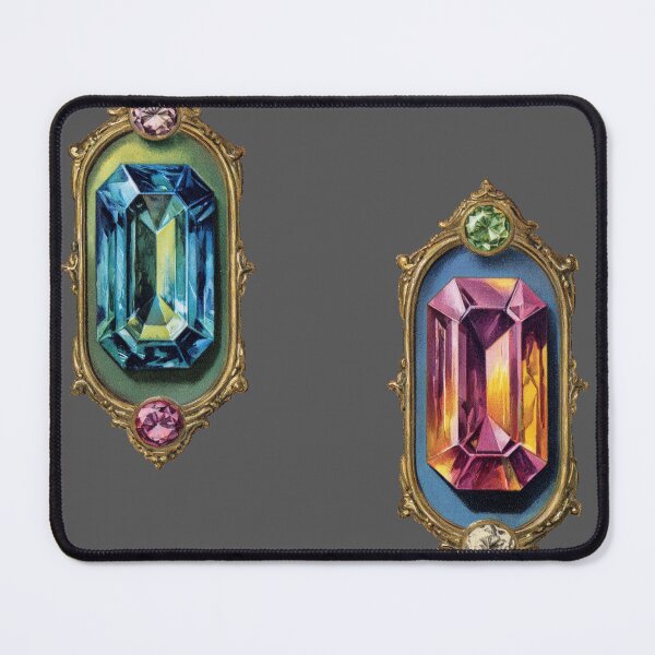 Item preview, Illustrated vintage gemstones sticker pack designed and sold by MendaciousMina.