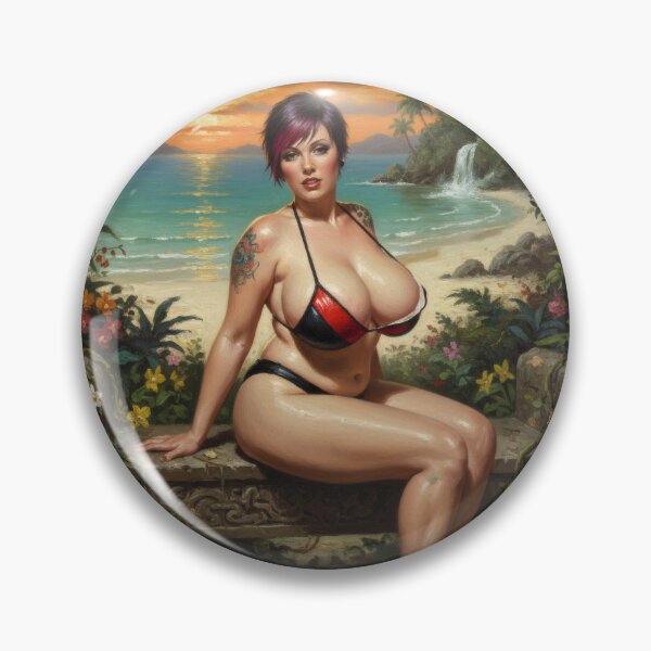 Item preview, Punk girl showing off her new bikini. designed and sold by Chubby Chase.