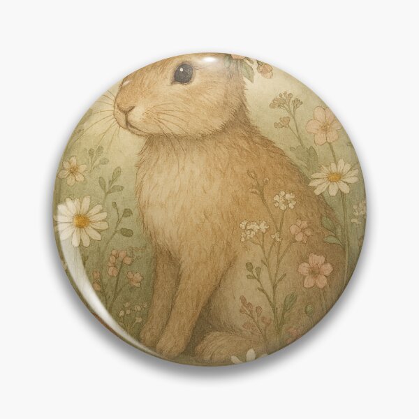 Item preview, Bohemian rabbit in the heart of the clearing designed and sold by Lyvion design.