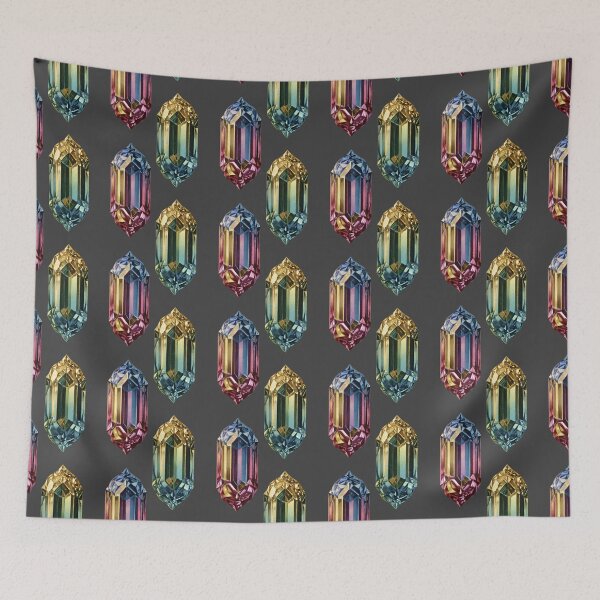 Item preview, Illustrated vintage gemstones sticker pack designed and sold by MendaciousMina.