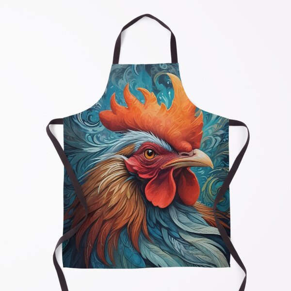 Item preview, Abstract portrait of a rooster designed and sold by Good_Things.