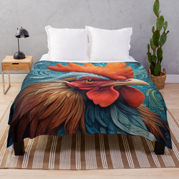 Item preview, Abstract portrait of a rooster designed and sold by Good_Things.