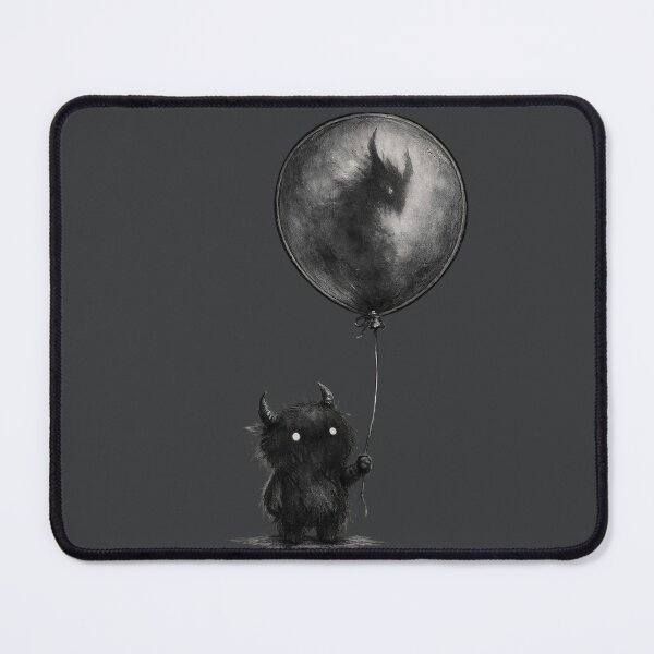 Item preview, Cute Monster with Dark Shadow Balloon designed and sold by Vellaro.