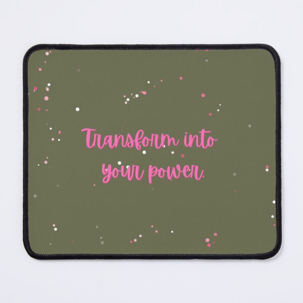 Item preview, Transform Into Your Power – Bold Feminine Motivational Quote designed and sold by Whabe.