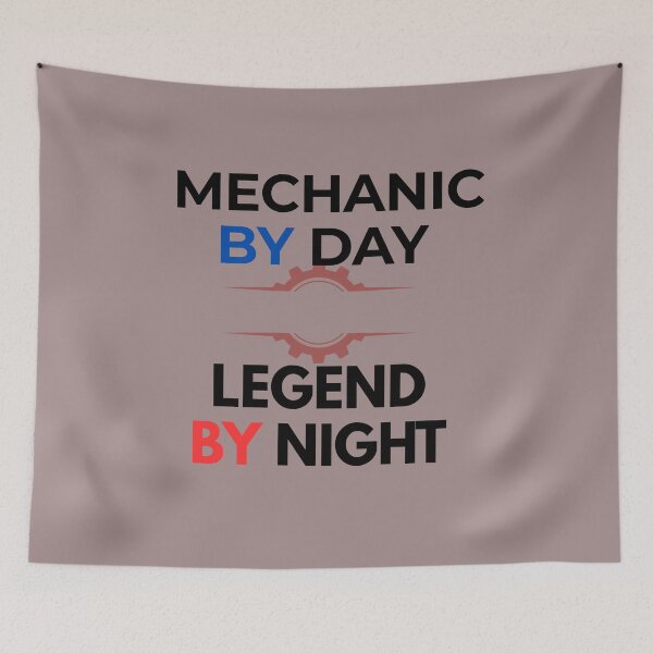 Item preview, Mechanic By Day, Legend By Night designed and sold by IF-ROCHE.