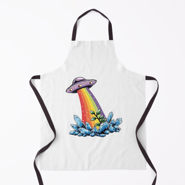 Item preview, Rainbow UFO over crystals designed and sold by MendaciousMina.