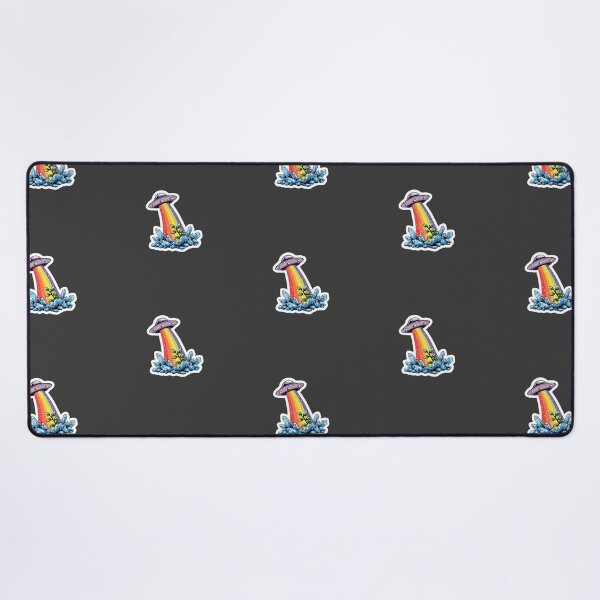 Item preview, Rainbow UFO over crystals designed and sold by MendaciousMina.