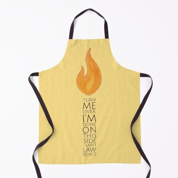 Item preview, St. Lawrence "I'M DONE" Candle Flame designed and sold by Sass of the Saints.