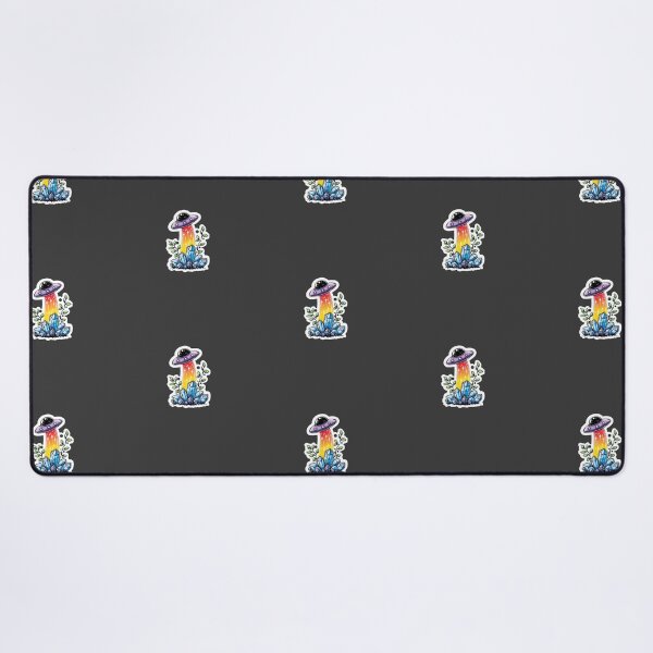 Item preview, Rainbow UFO over crystals designed and sold by MendaciousMina.