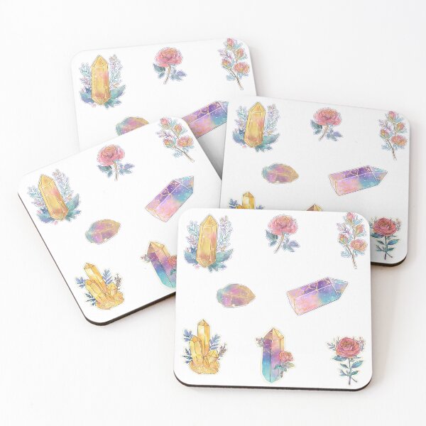 Item preview, Mini Crystals and roses sticker pack designed and sold by MendaciousMina.