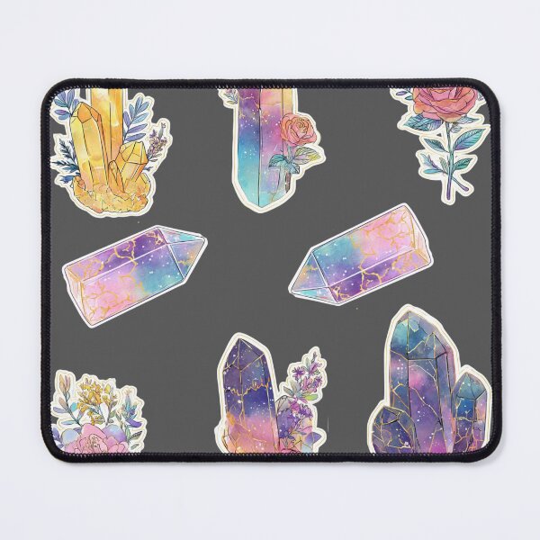 Item preview, Mini Crystals and roses sticker pack designed and sold by MendaciousMina.