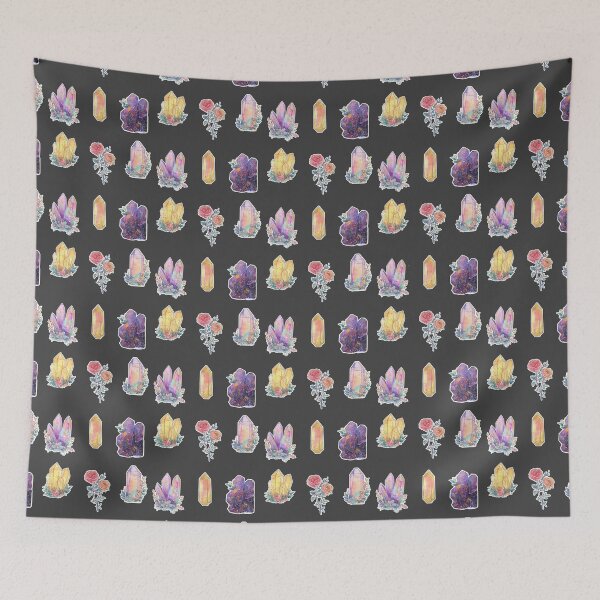 Item preview, Mini Crystals and roses sticker pack designed and sold by MendaciousMina.